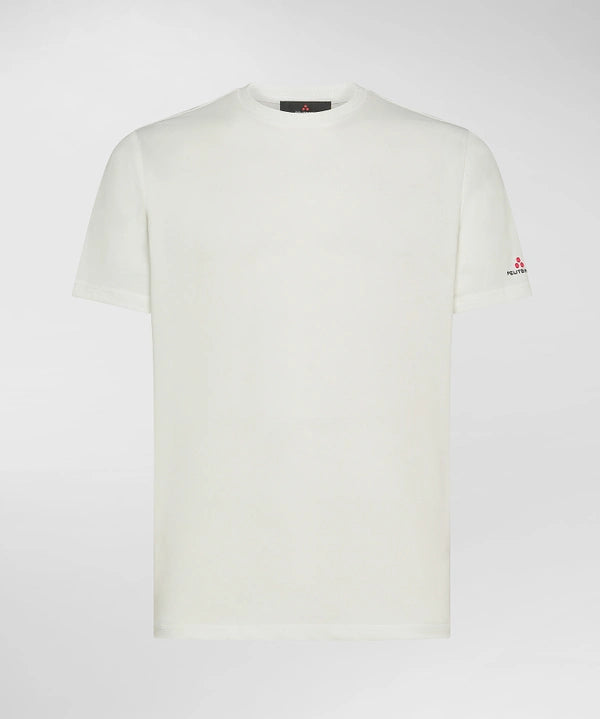 PEUTEREY
T-SHIRT IN PIQUET STRETCH DI COTONE E SETA