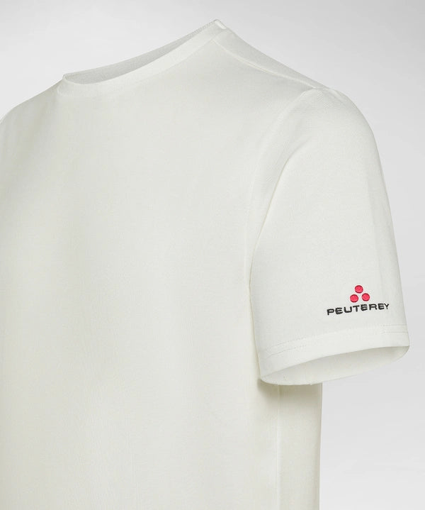 PEUTEREY
T-SHIRT IN PIQUET STRETCH DI COTONE E SETA