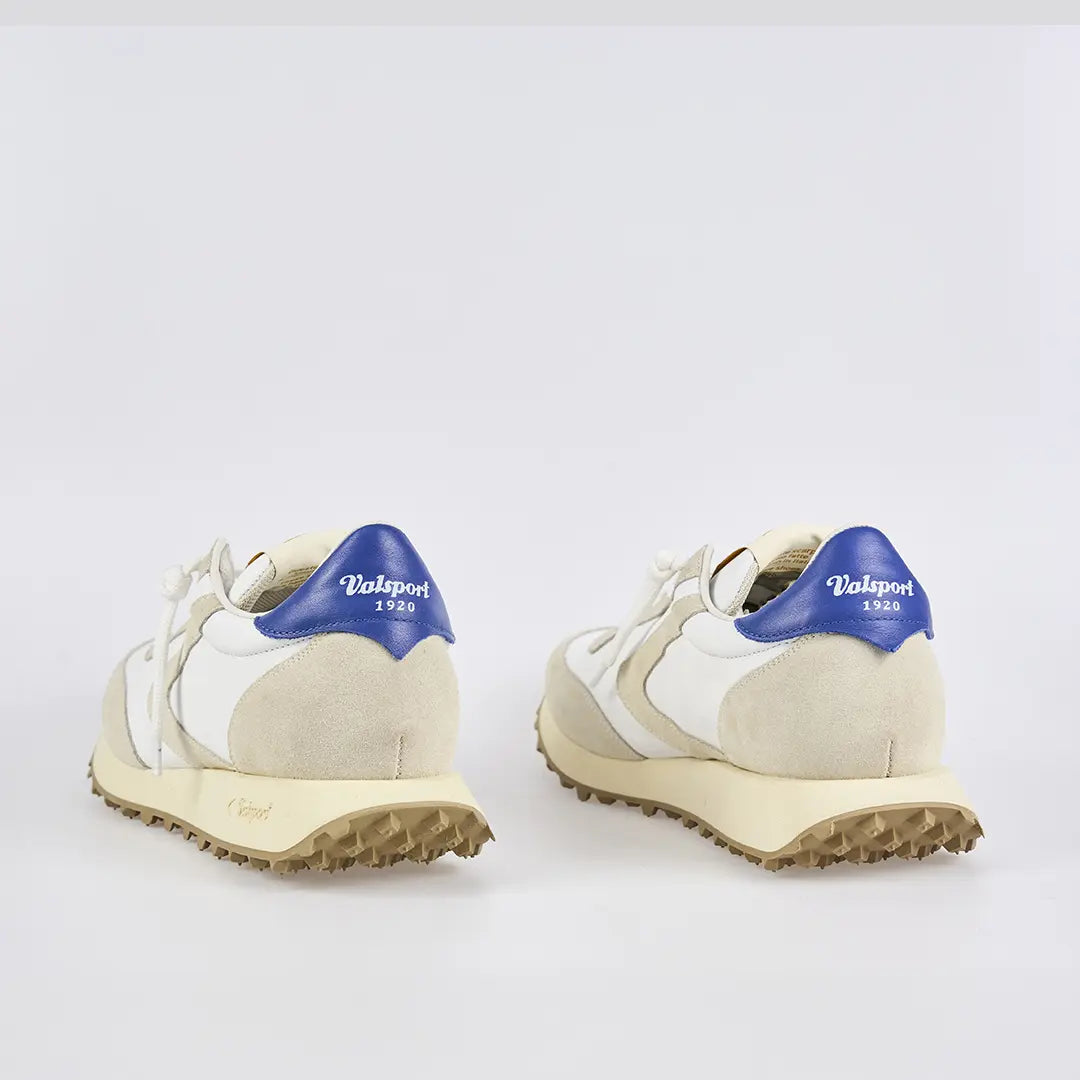 VALSPORT - START HERITAGE LEATHER SUEDE BIANCO BLU
