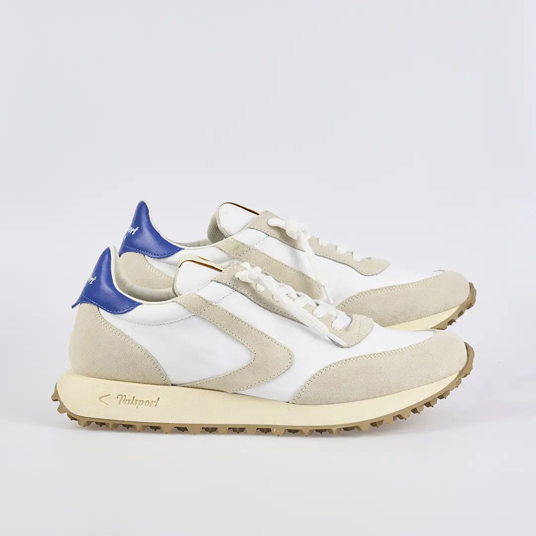 VALSPORT - START HERITAGE LEATHER SUEDE BIANCO BLU