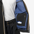 K-WAY ARNAUD ECO SD CONTRAST BLACK P-BLUE F