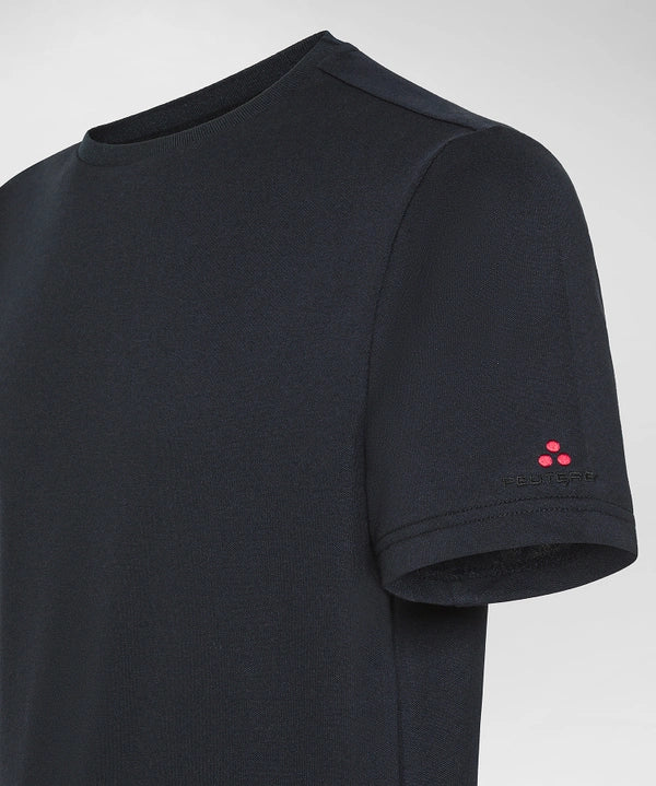 PEUTEREY
T-SHIRT IN PIQUET STRETCH DI COTONE E SETA