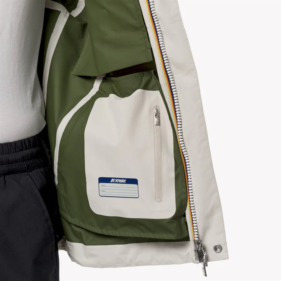 K-WAY ARNAUD ECO SD CONTRAST
BEIGE L-GREEN C