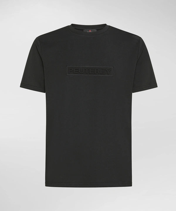 PEUTEREY T-SHIRT CON SCRITTA IN RILIEVO
