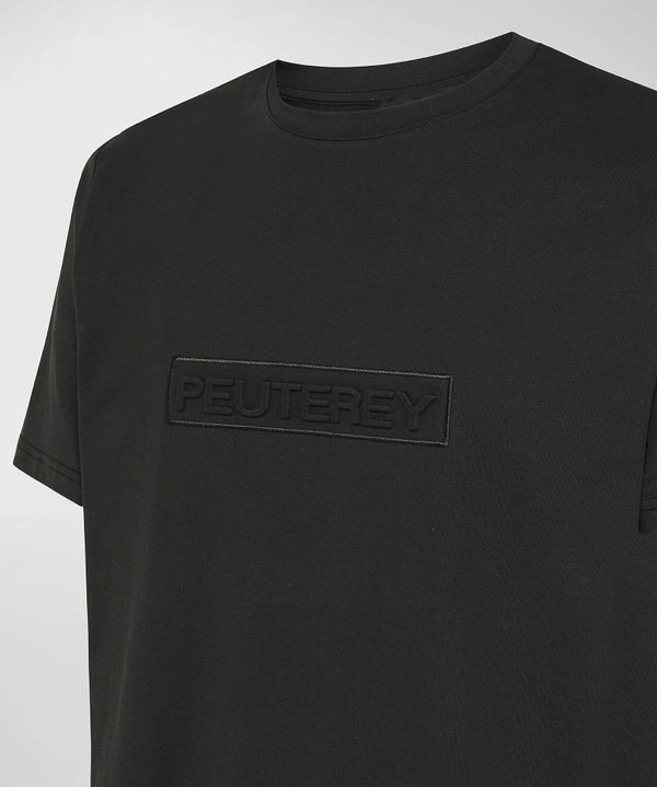 PEUTEREY T-SHIRT CON SCRITTA IN RILIEVO
