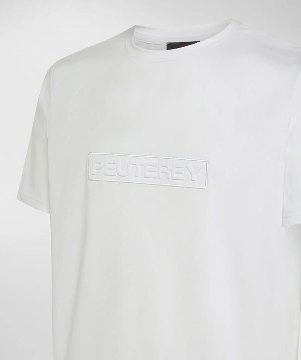 PEUTEREY T-SHIRT CON SCRITTA IN RILIEVO